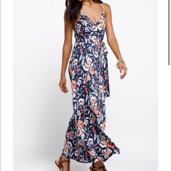 Abbeline Dresses & Skirts - Abbeline Wrap Maxi Dress
